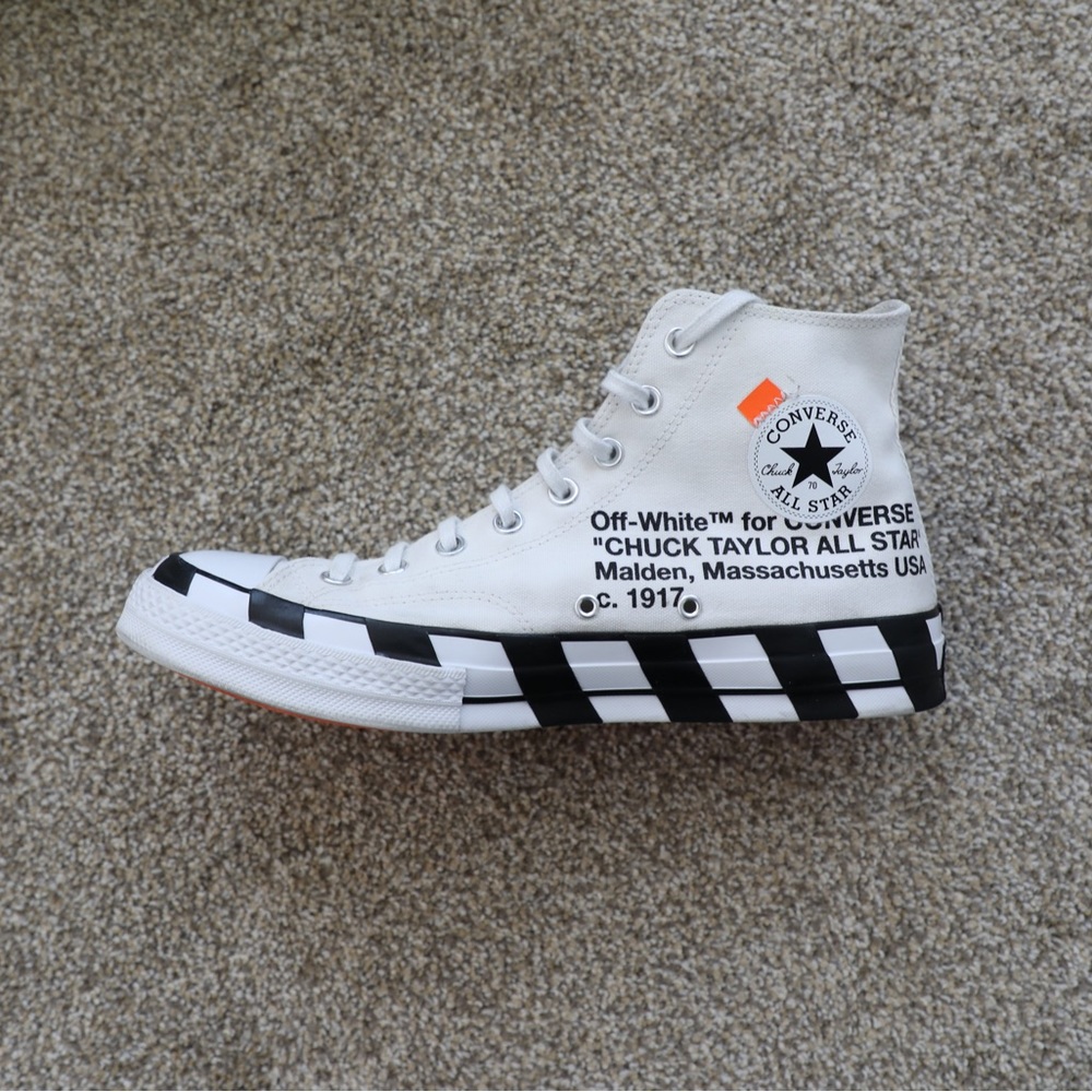Off White Converse Chuck Taylor All-Star 70 Hi